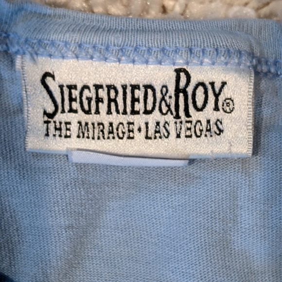 VINTAGE Single Stitch Seigfried & Roy at The Mirage Tiger Shirt X-Large - Picture 2 of 5